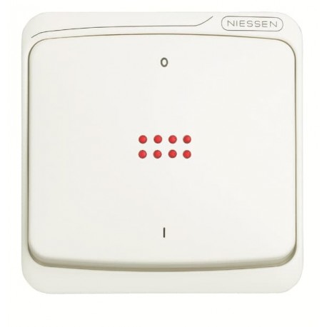 Niessen 2CLA870140A1101 Tecla interruptor bip. c/visor